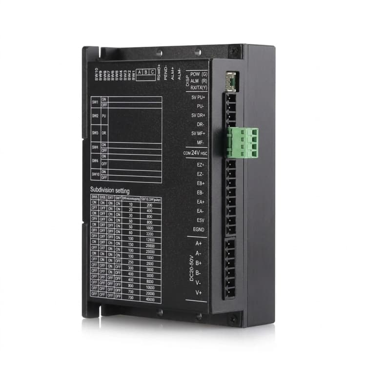 High-Resolution Digital Microstepping Stepper Motor Driver Hardware