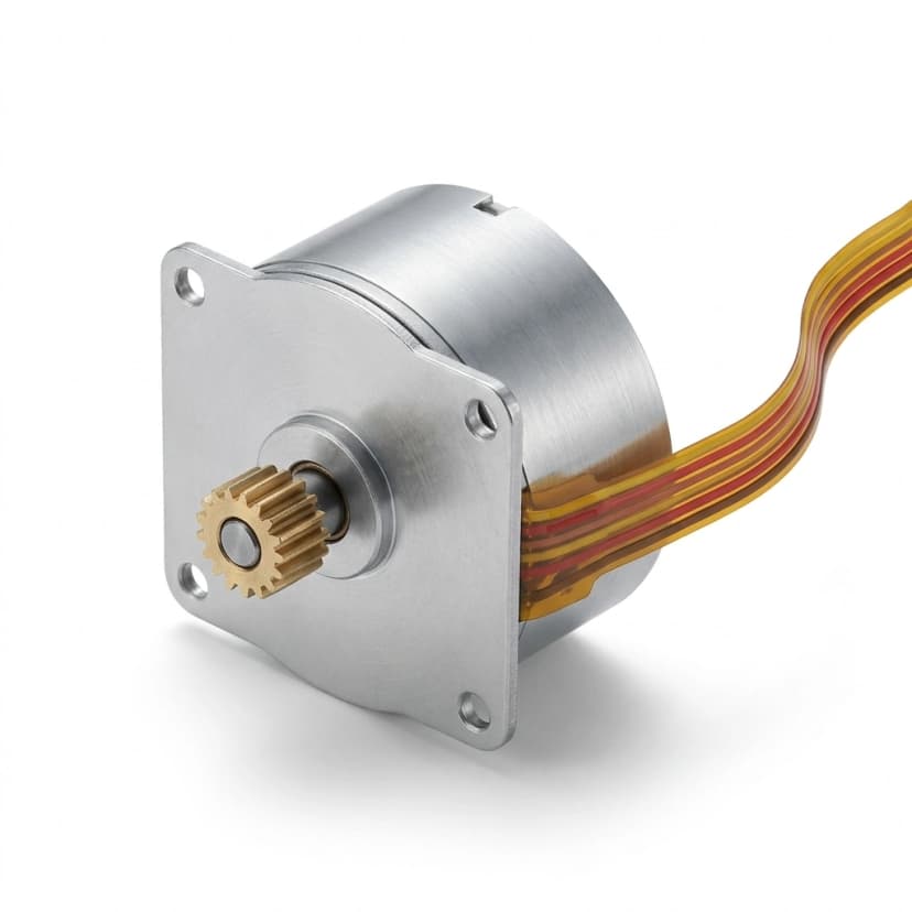 Micro 15mm PM stepper motor for precision miniature robotic positioning