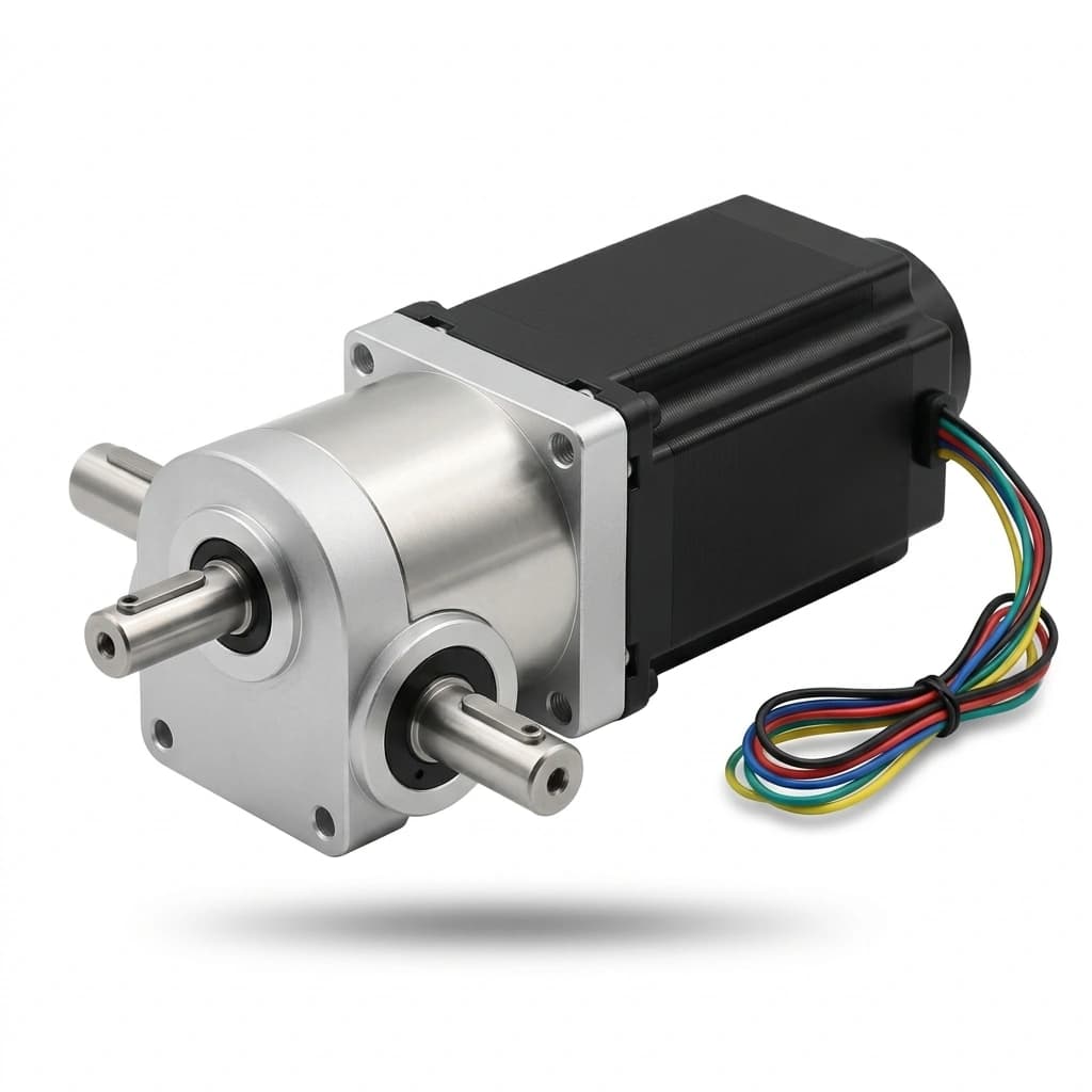 Precision Geared Stepper Motor with Worm Gearbox for Low-RPM Telescope Drive
