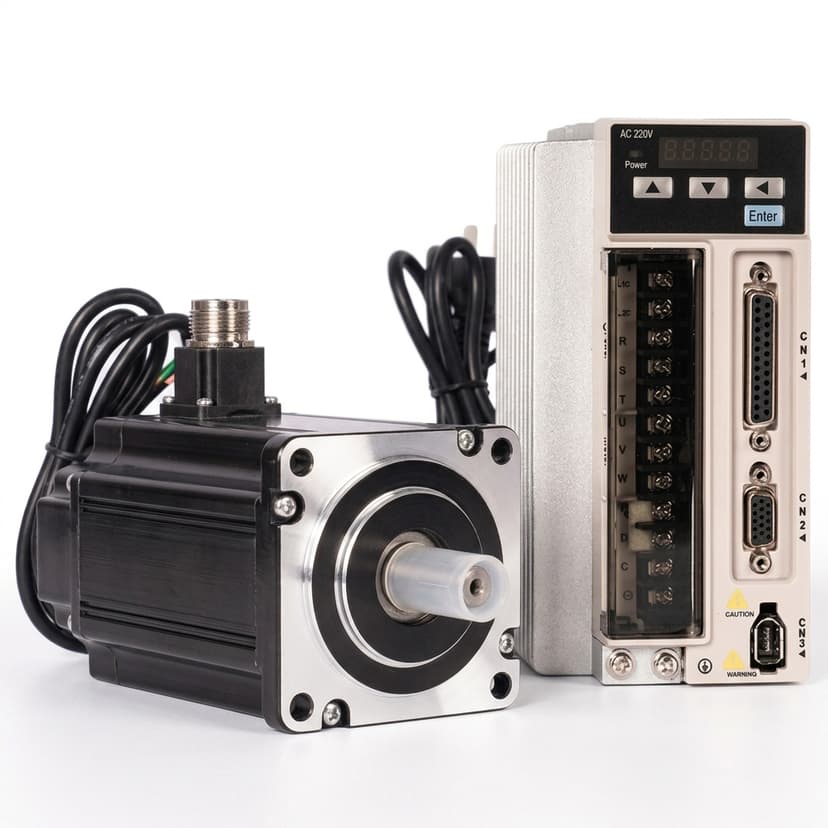 Encoder-equipped stepper for medical automation