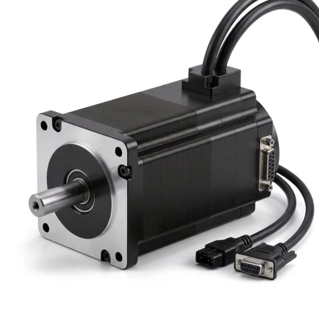 NEMA 23 closed-loop stepper motor with integrated optical encoder