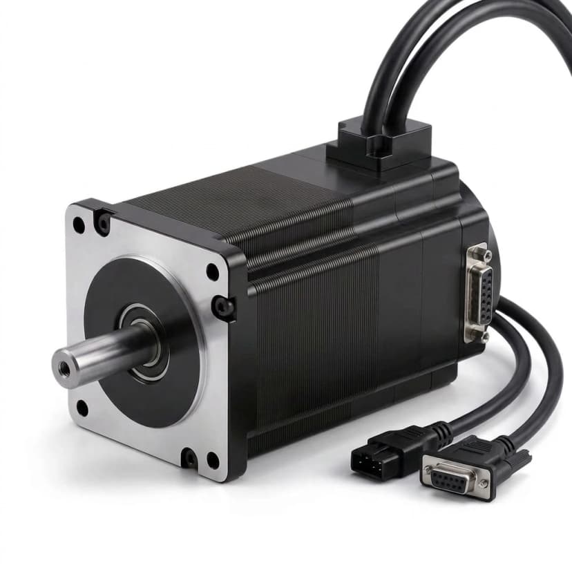 Closed-loop NEMA 23 stepper motor with optical encoder