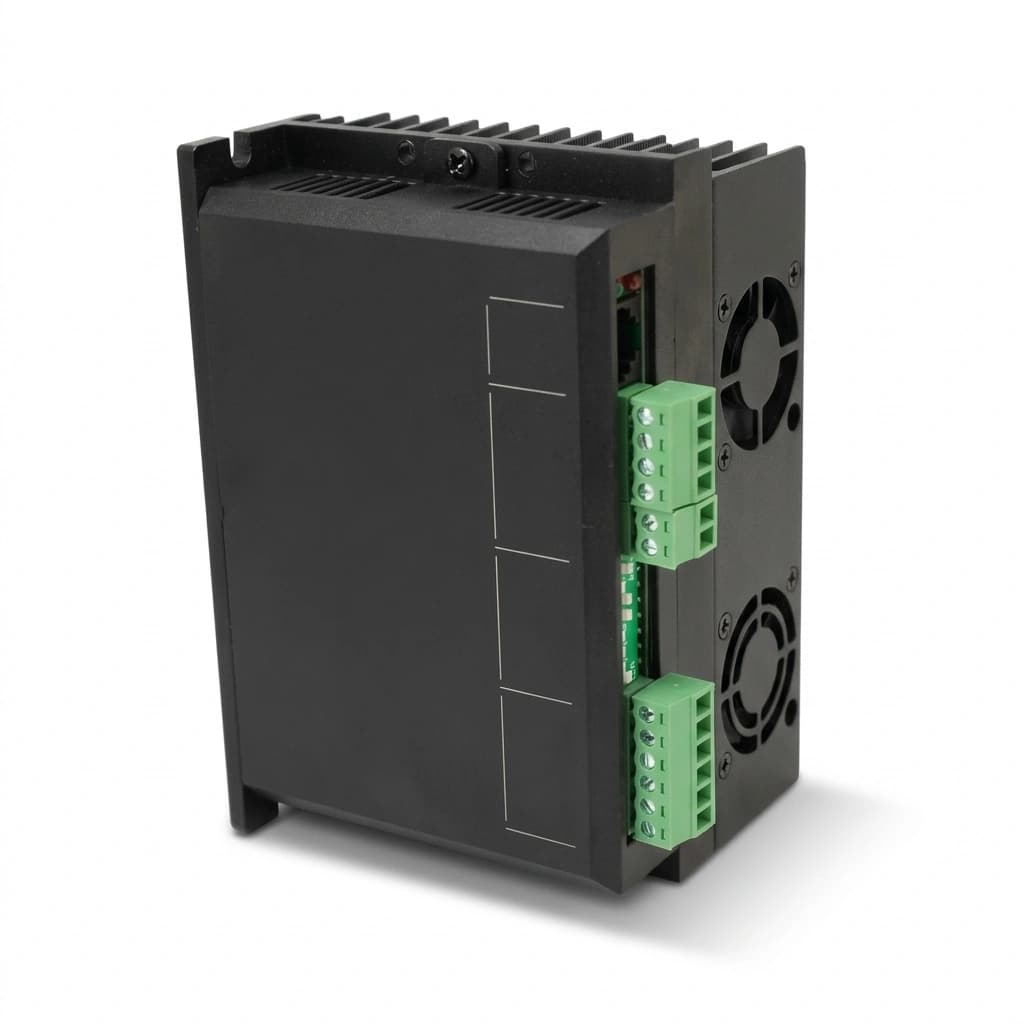 110V stepper motor driver distributor hardware for AC-input and DC-drive RFQ screening