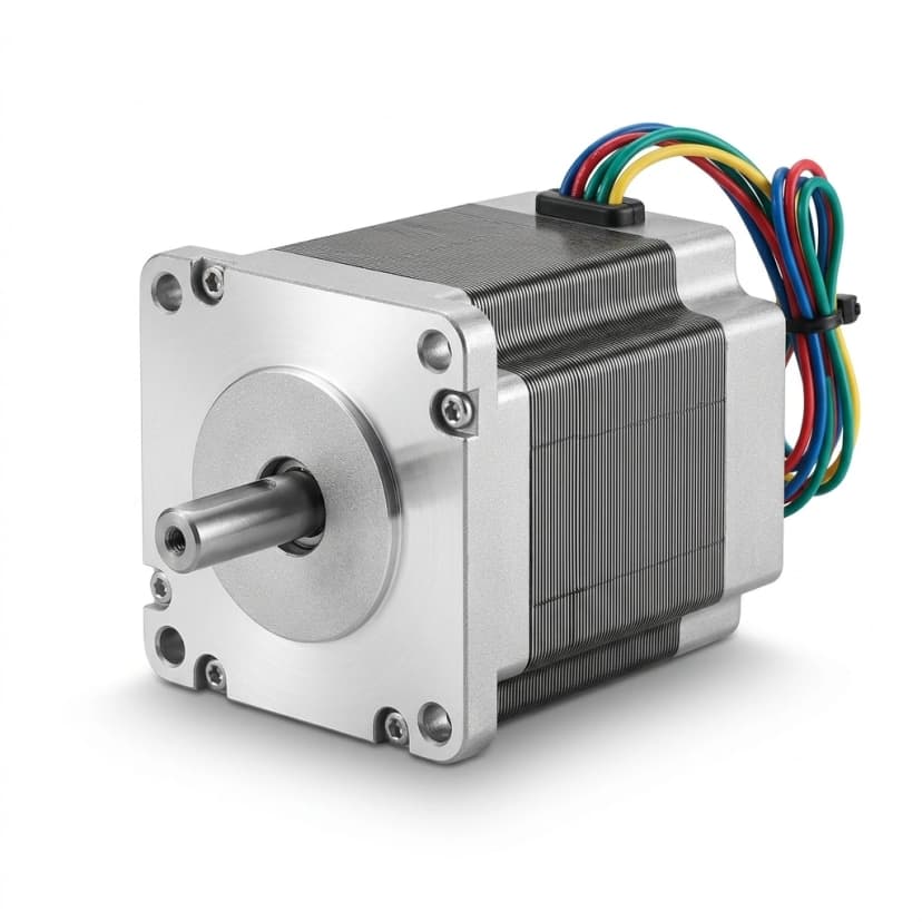 NEMA 23 stepper motor product sample; winding voltage depends on the selected model