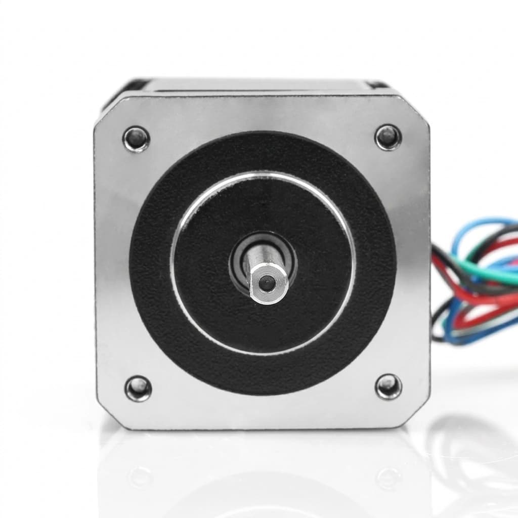 Custom NEMA 23 stepper motor with precision keyway output shaft